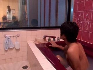 Sucking and Fucking with Step Siblings in Tokyo's Steamy Bathhouse