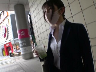Japanese Amateur Office Lady's Uncensored  Sex with Suit Guy - Nippon Fuck Fest