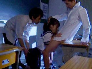 Nippon Teacher's Screaming Orgasm with Students in the Classroom: Fucking Obsession with Yura's Cream Pie Detail Revealed