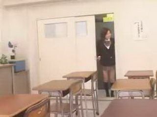 Japanese schoolgirl Maaya gets fucked hard on her first day of school in Tokyo