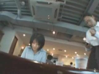 Sexy Girl Gives BF Hot Oral at Public Eatery, Tokyo Nippon