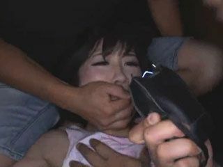 Sexually depraved Nippon babe gets violated by a horde of rough guys