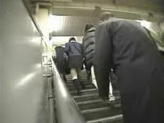 Nippon Teenager Surrenders Her Virginity on Tokyo Metro